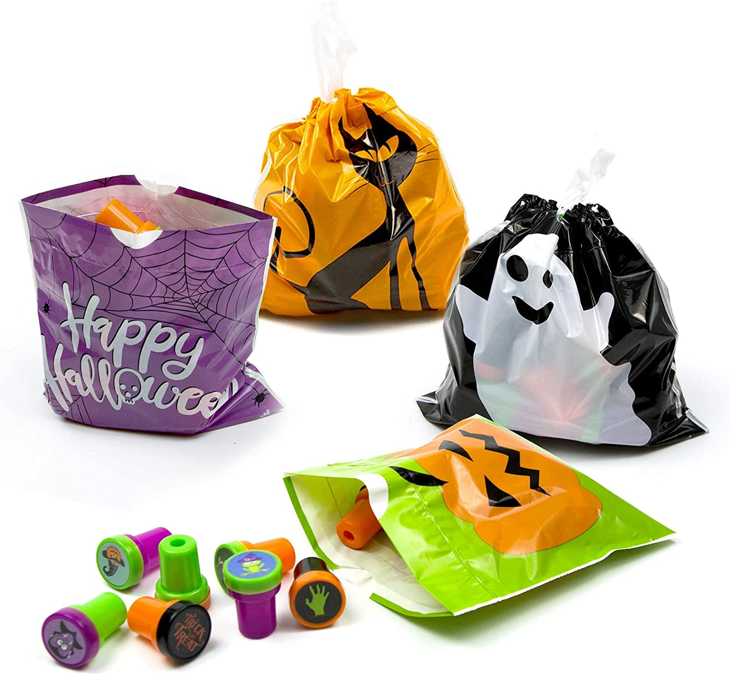 72 Pack Halloween Bags Bulk