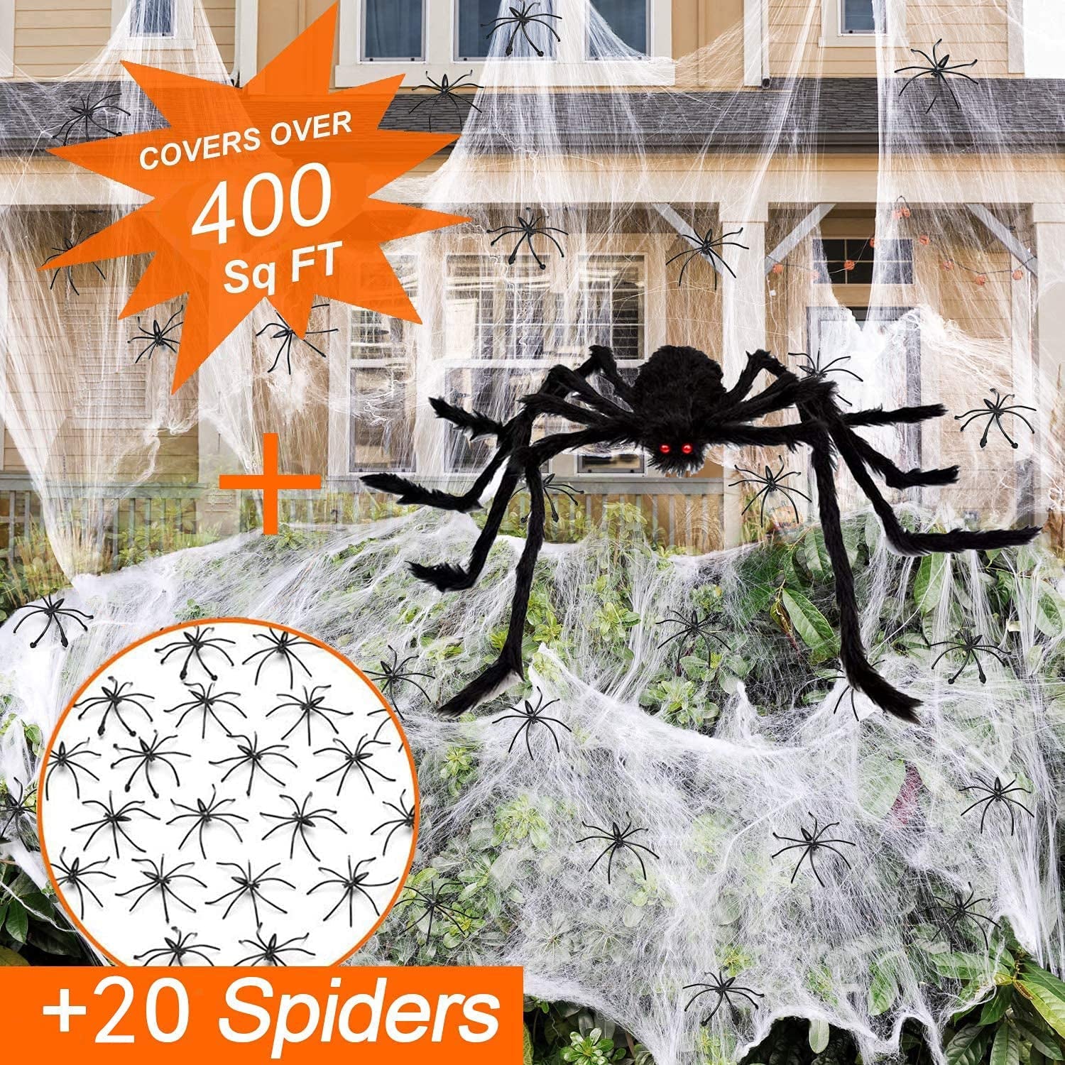 Halloween Decorations Giant Spider Scary