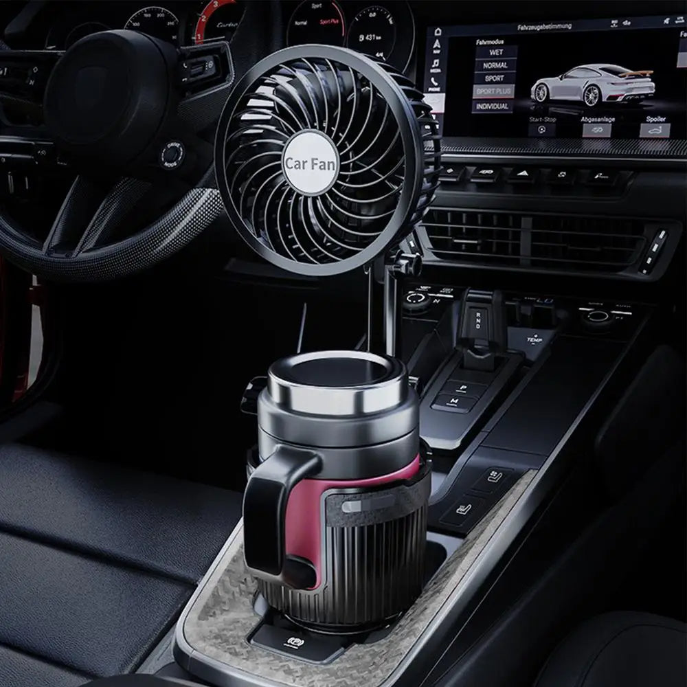 Adjustable Car Drink Holder: Large Cup Adapter for SUVs, RVs, Sedans