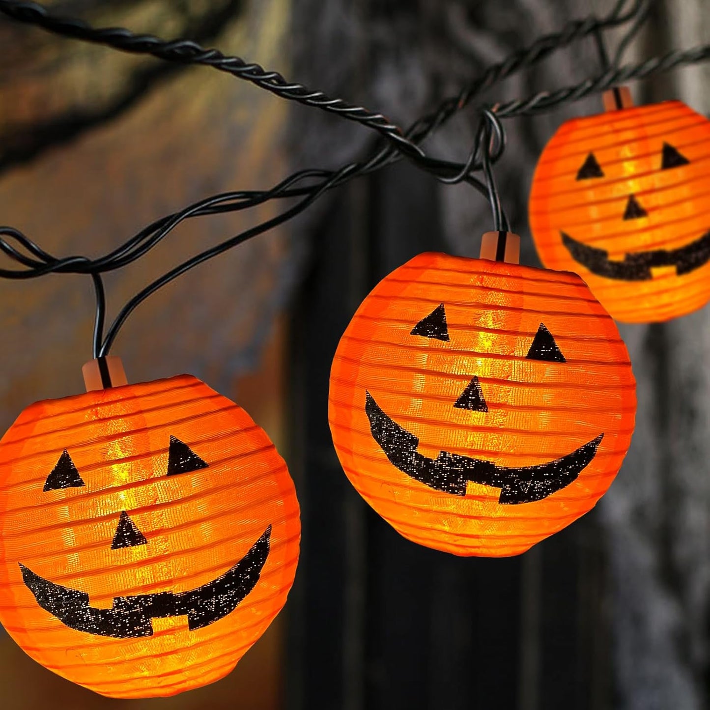 Halloween Pumpkin Lantern String Lights