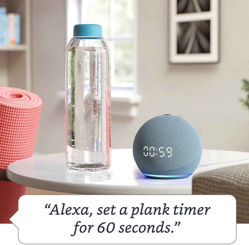 Echo Dot (4Th Gen) | Smart Speaker with Clock and Alexa