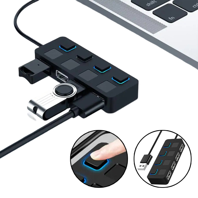 USB 2.0 HUB with Multi USB Splitter: Expand Your Laptop or PC