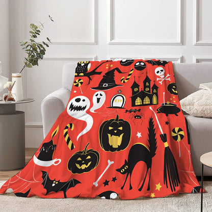  Blankets Halloween Pumpkin 