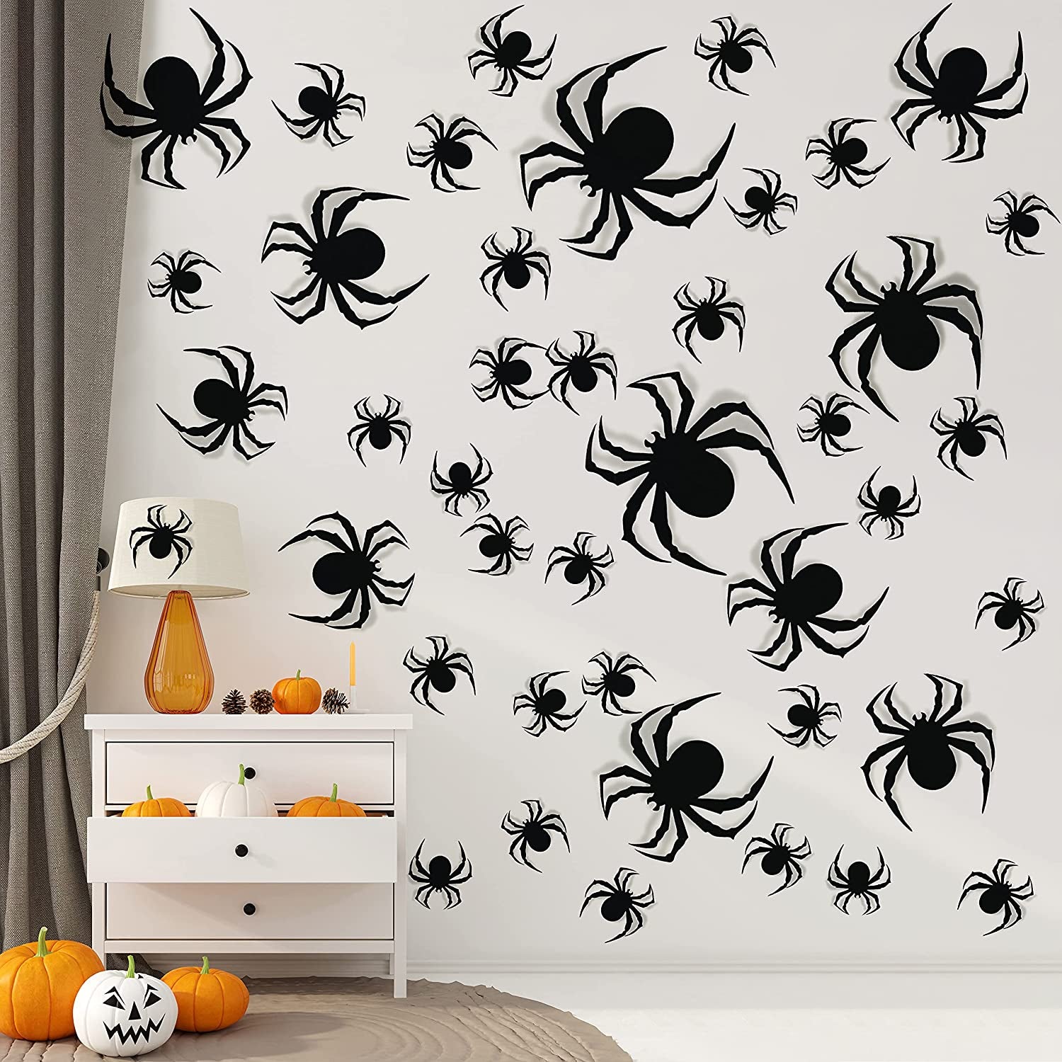 Halloween Wall Decorations  3D Plastic 