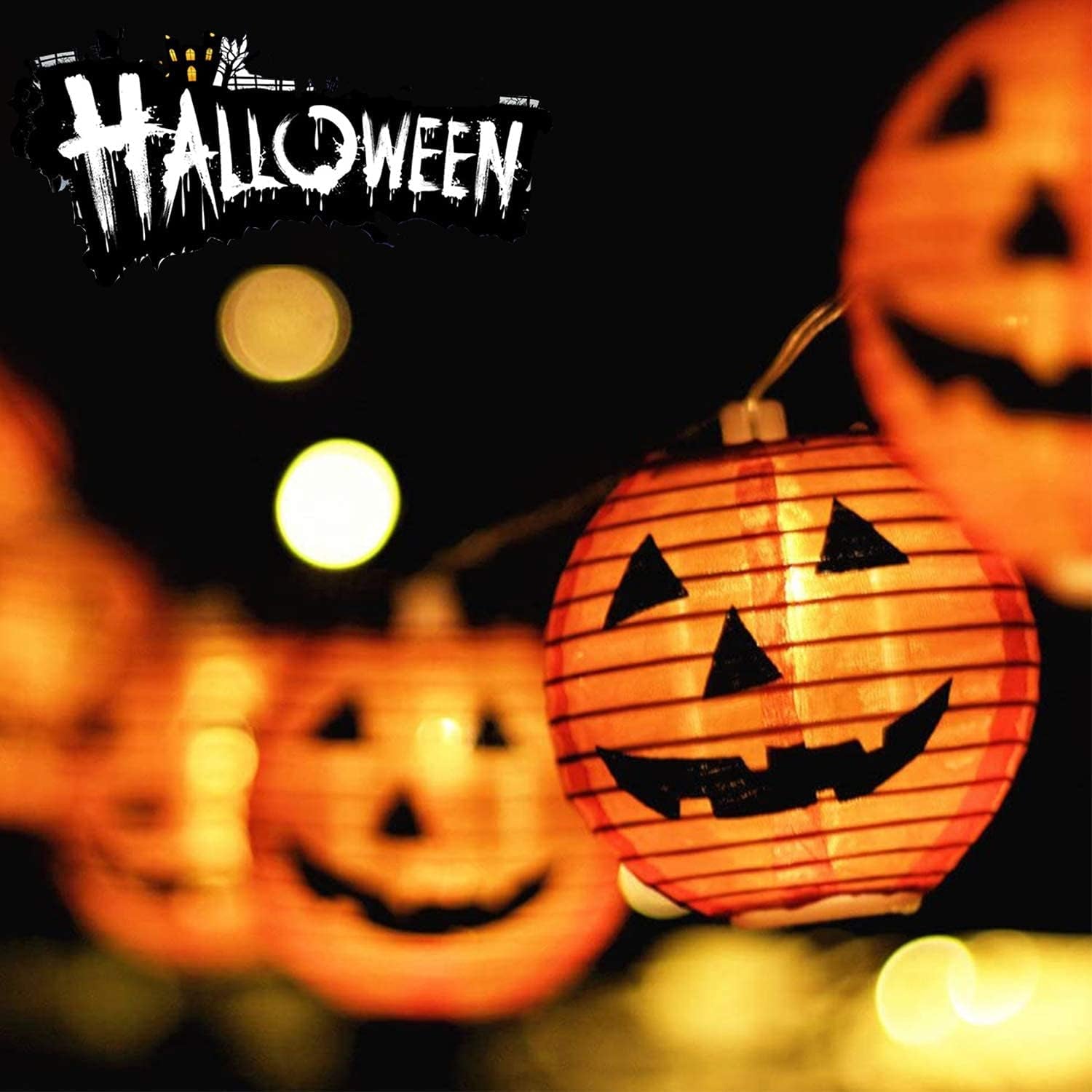 Halloween Pumpkin Lantern String Lights