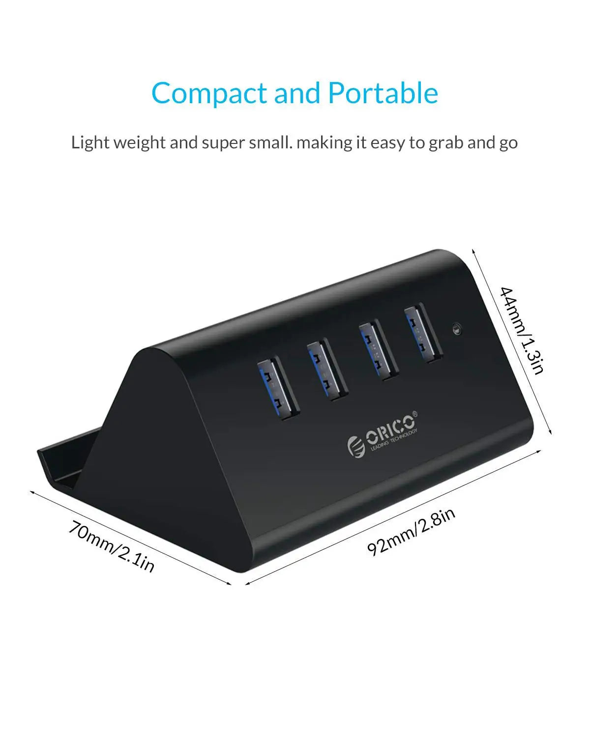 5Gbps High Speed Mini 4 ports USB3.0 HUB Splitter for Desktop Laptop