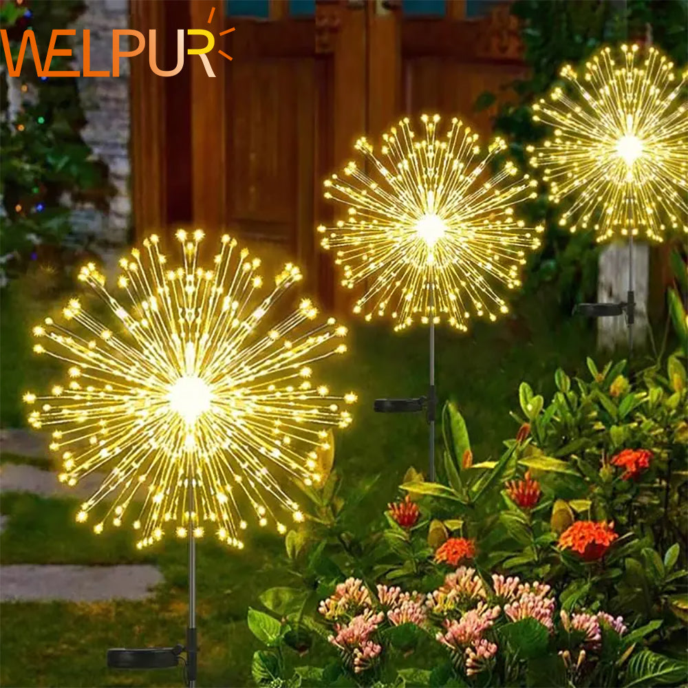 🌞Solar Firework LED Garden Lights - Waterproof Holiday Decor🌞