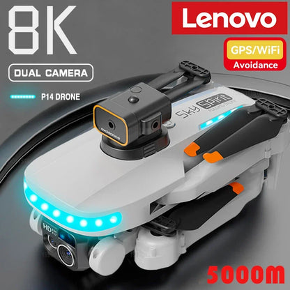 Lenovo P14Max Drone 8K HD GPS Professional UAV Intelligent