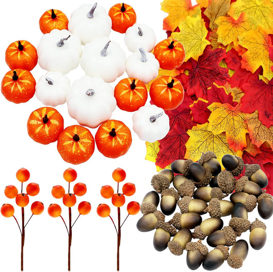 151Pcs Artificial Autumn Gourds